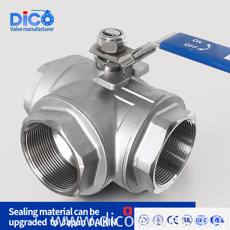 3 WAY BALL VALVE